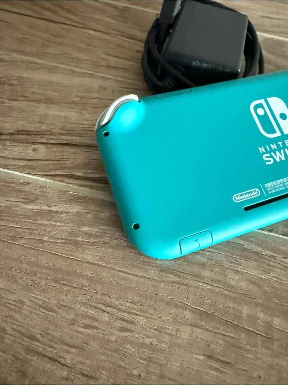 Nintendo Turquoise Switch Lite Handheld Console with Charger